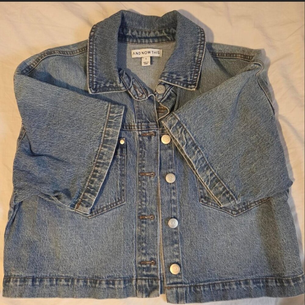 Short Sleeved Denim Jacket